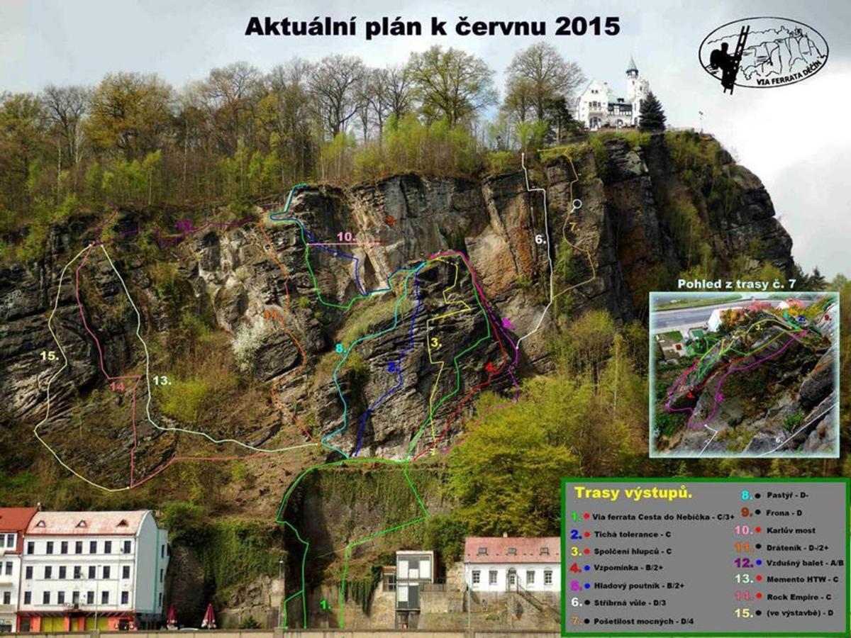 Krásný byt v centru Děčína Exteriér fotografie